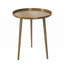 Chaise d'appoint en velours avec table