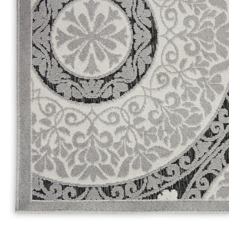 Grice Geometric Indoor / Outdoor Rug, Runner 2'2" x 7'6"