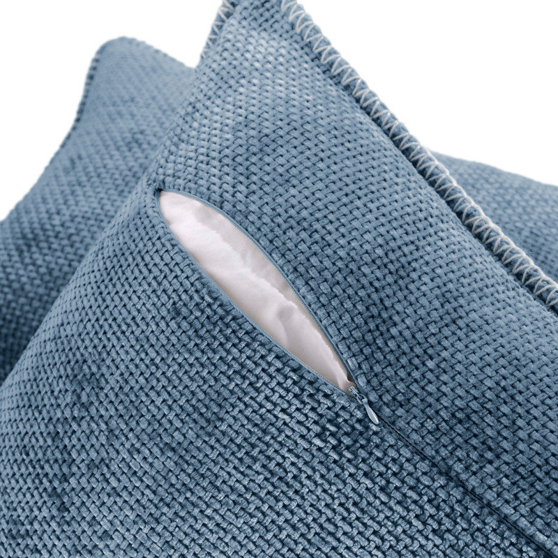 Coussins en chenille Austin Horn Classics, Bleu
