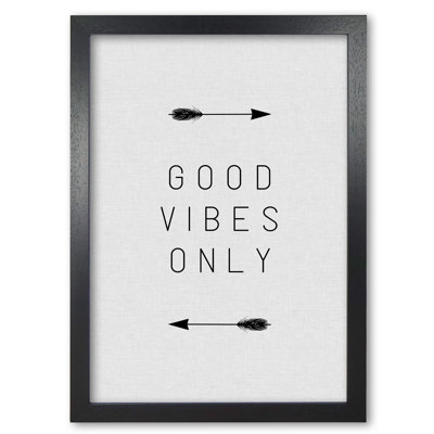 Good Vibes Only Arrow - Print