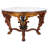 Louis XIV Glass-Topped Coffee Table