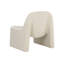 Chaise d'appoint rembourrée - Crème