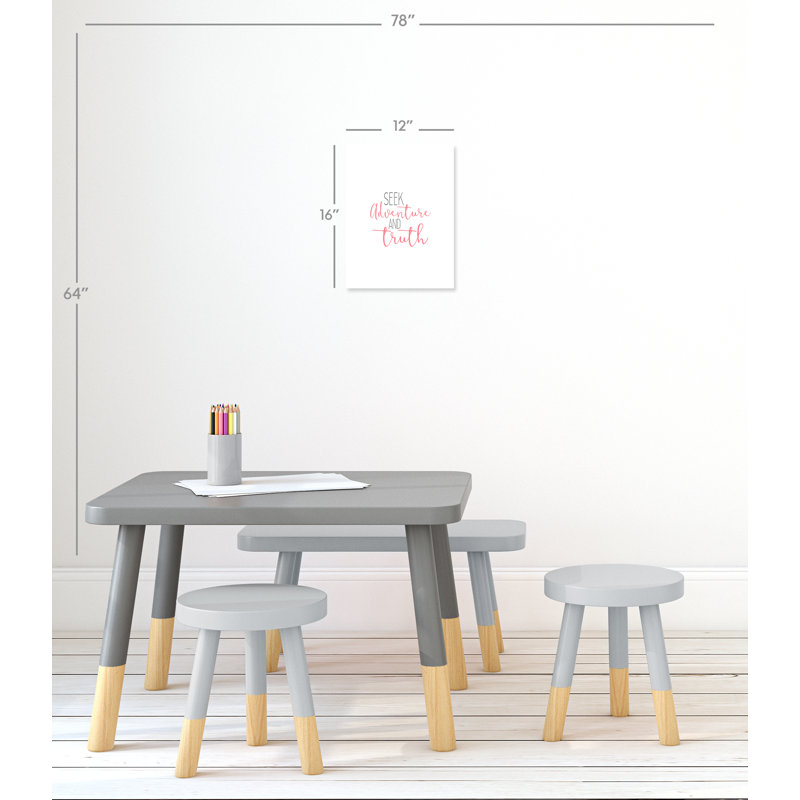 Roulé «Have Courage 3», impression sur papier, H 16 po x l 12 po x P 1 po
