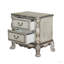 Table de chevet 2 tiroirs Vintage