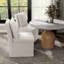 Chaise d'appoint à roulettes Wrentham Burney-1151694469