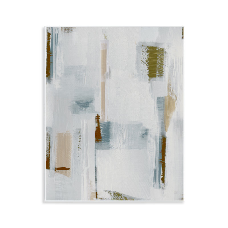 Art abstrait abstrait avec formes subtiles par Susan Jill