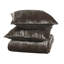Seville 4-Piece Velvet Fabric Sable King Quilt Set