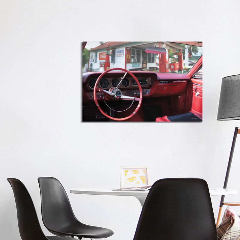 Pontiac Gto Pitstop by Lori Deiter - Wrapped Canvas Print, 101.6 cm H x 66.04 cm W x 1.91 cm D