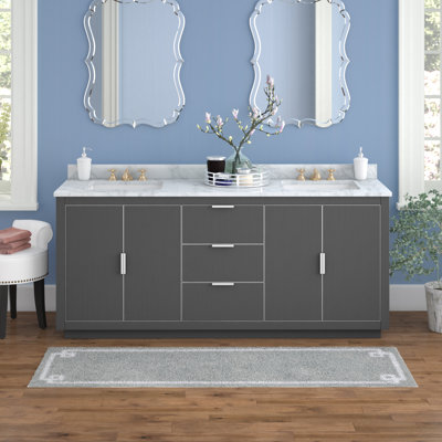 Ensemble de meuble-lavabo double 73 po Salise