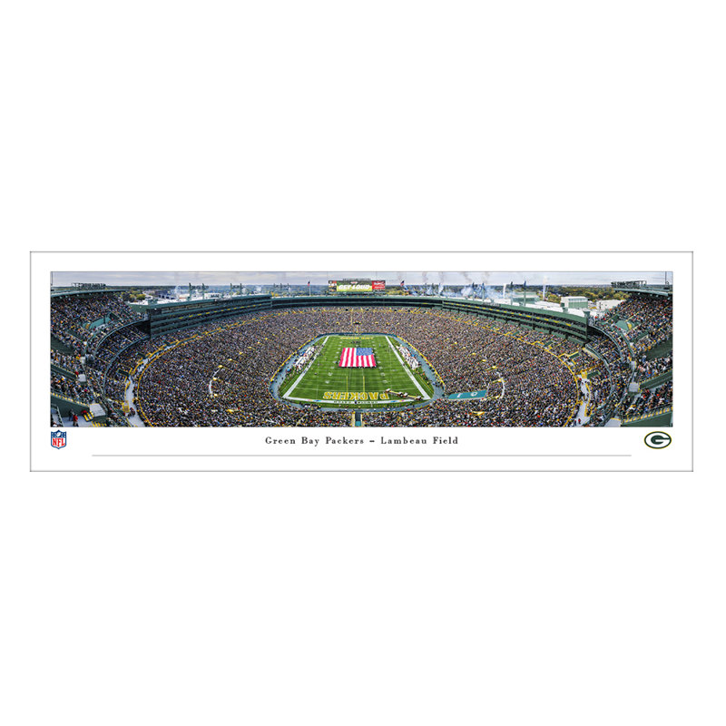 Green Bay Packers, End Zone - Unframed