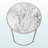 Barney White Accent Table