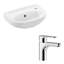 Basic Ceramic 15.5'' L Bathroom Sink