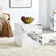 Javanie End Table & Deluxe Marble Sticker Side Table