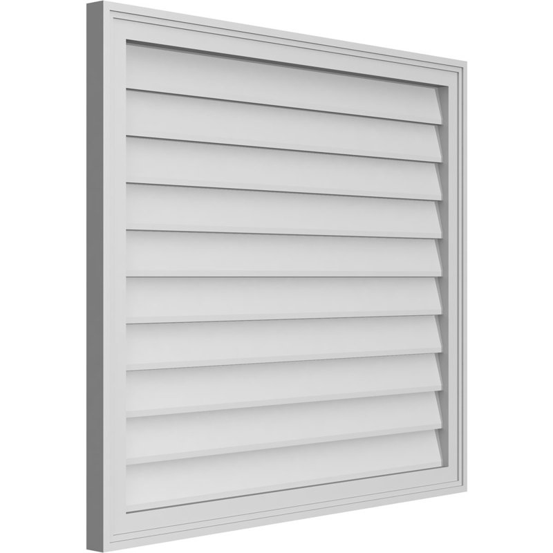 Brickmould Frame, Primed Tan, 32" H x 36" W x 1.5" D