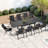4 - 12 Person Aluminum Extendable Outdoor Dining Table -1695561746