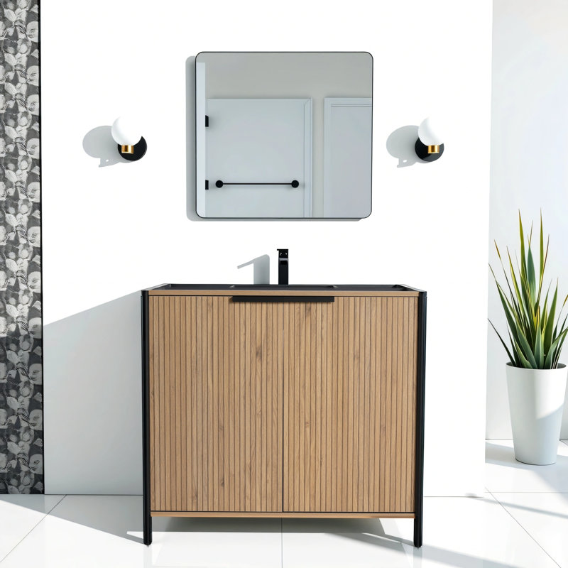 Armoire de salle de bain autoportante 36 po sans lavabo