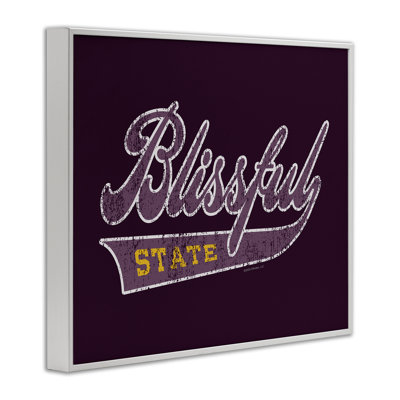 Estampe numérique «Blissful State Varsity» par Superior Teaching / Life Is High
