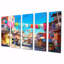 Verdell - City Buildings, art mural 5 pièces-106423707