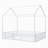 Metal House Bed With Fence-2039511038-2039511037