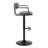  Erma Adjustable Height Faux Leather Bar Stool with Rounded T Footrest (Set of 2)-93302412-93302413
