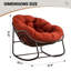 Fauteuil Papasan berçant surdimensionné pour patio-1856238038
