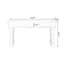 Bureau rectangulaire en bois manufacturé avec tiroirs en noyer-1505802485