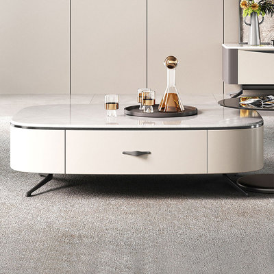 Table basse rectangulaire en acier au carbone manufacturé