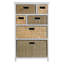 Erica Solid Wood 56 cm W Chest of 6 Drawers-14447486