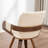 Braiden Swivel Faux Leather Dining Chair-610463323