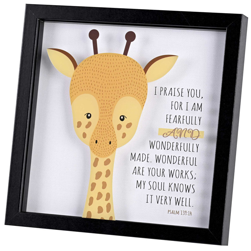 Art encadré «I Praise You For I Am»