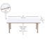 Table rectangulaire d'activités effaçables à sec avec pieds réglables-791962595-765072746-791962603