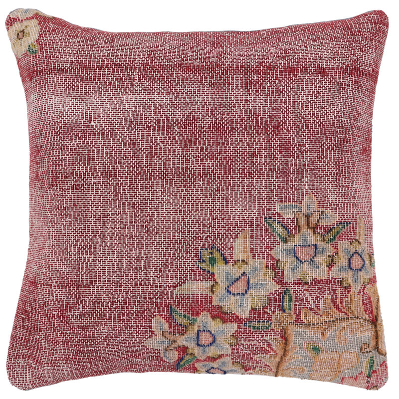 Housse et insert de coussin carré 100% laine