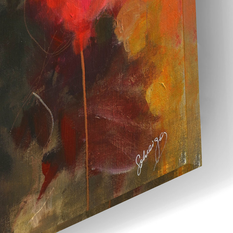 «Garden Rose» par Solveiga, H 16 po x l 12 po x P 0,13 po