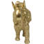 Grande figurine éléphant orné d'un mandala orné d'un tronc Feng Shui Royal