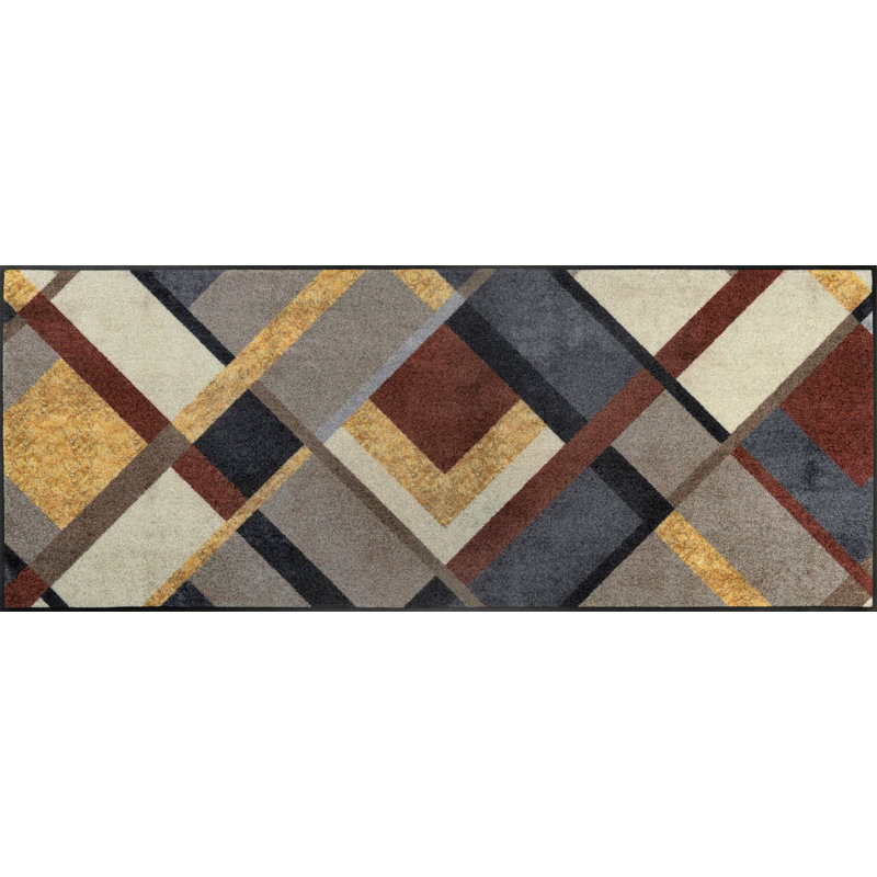Non-Slip Patchwork Indoor Doormat, Runner 75 x 190cm