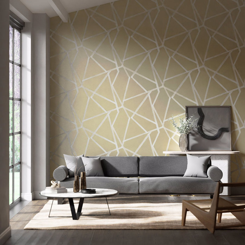 Sumi 10.05m x 68.6cm Wallpaper Roll, Pebble/Chalk