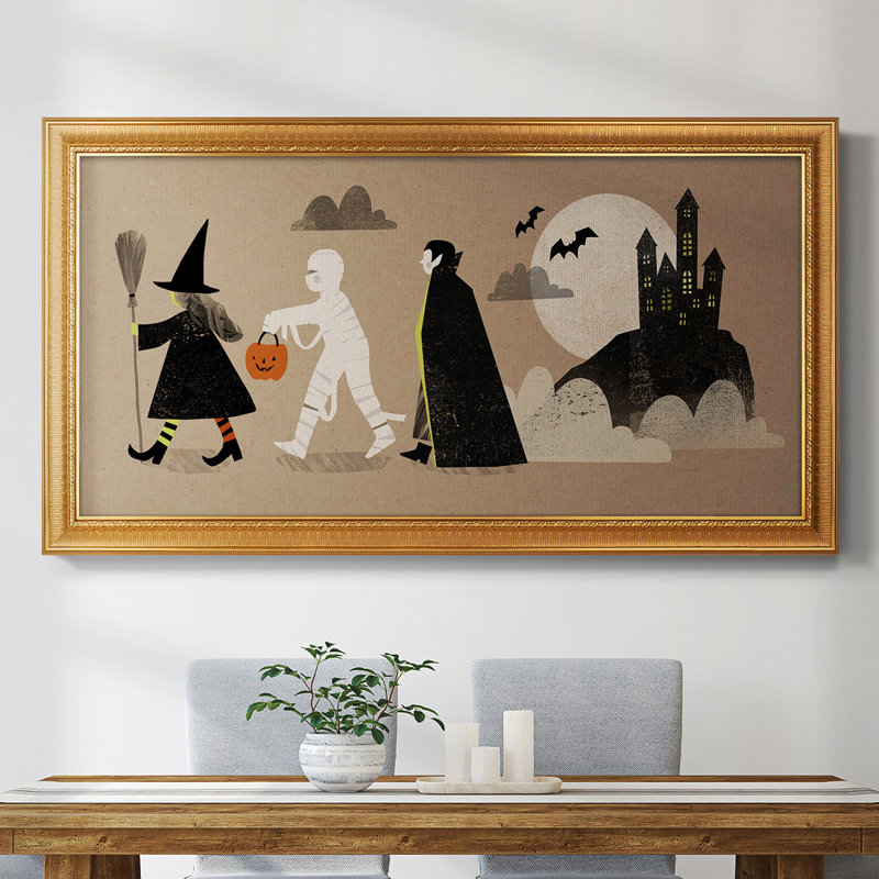 Collection d'Halloween D - reproduction de photo sur toile simple, H 29 po x l 53 po x P 2,5 po