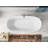 Unwind 67" x 32" Freestanding Soaking Bathtub