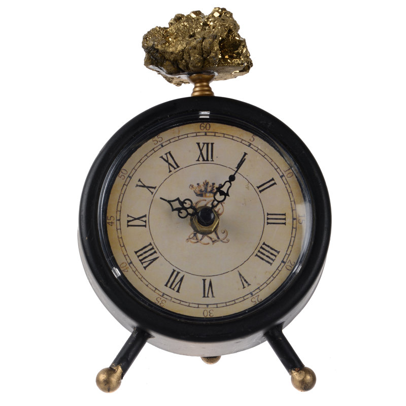 Horloge de table, H 6,5 po x l 5 po x P 2,5 po