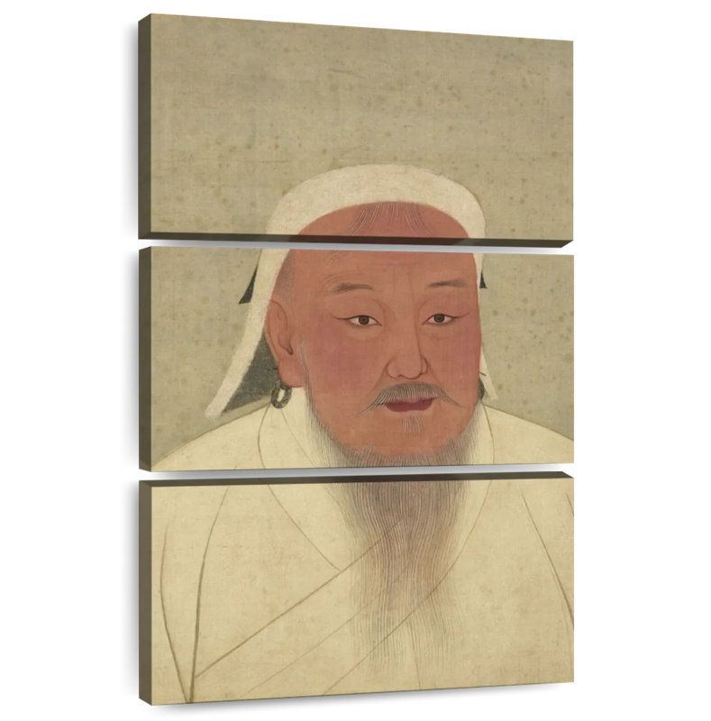 Leisha Genghis Khan, 45" H x 28" W