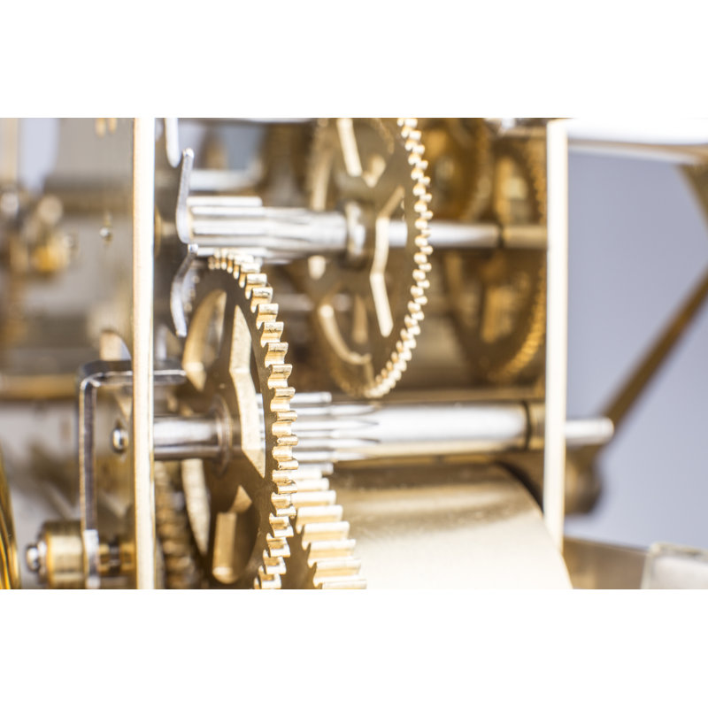 Clarke Mechanical Clock, Walnut