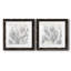 Shadow Leaves I - ensemble de 2 peintures encadrées-1855169948-1855169951