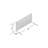 Segment Stone 3 in. x 6 in. Glossy Ceramic Inverted Beveled Wall Tile-49666212