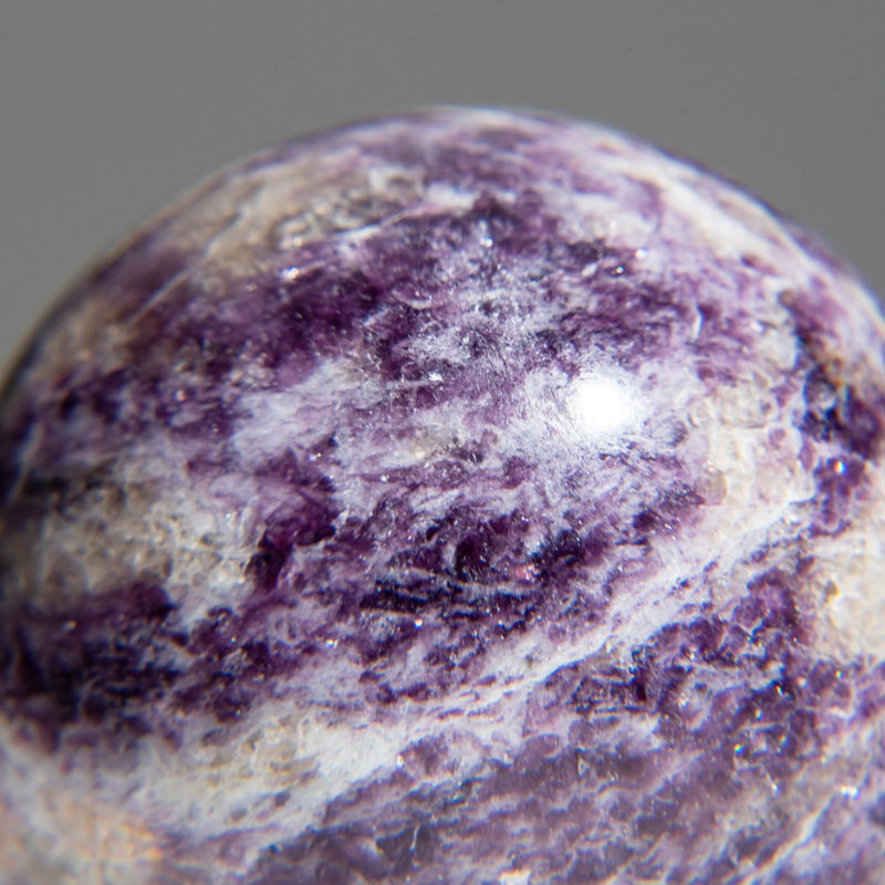 Genuine Polished Lepidolite Sphere (1.21 lbs)