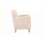 Fauteuil d'appoint en velours côtelé (beige)-133235358