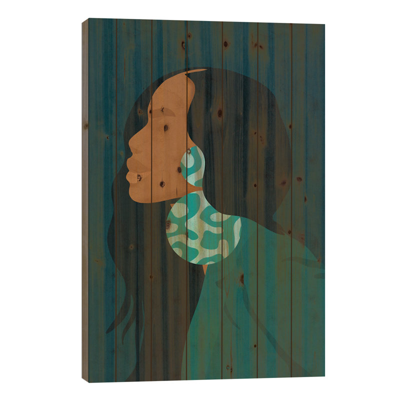 «Cheryl on Wood» par Reyna Noriega, H 26 po x l 18 po x P 1,5 po