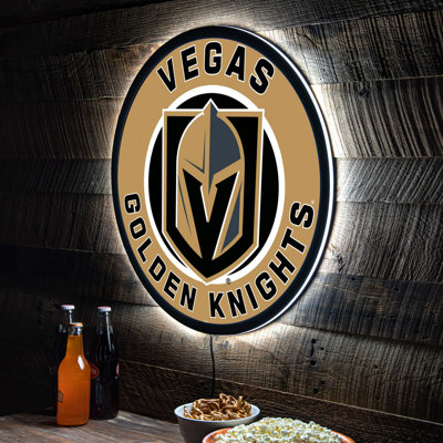 23" NHL Team Round LED Lighted Wall Sign