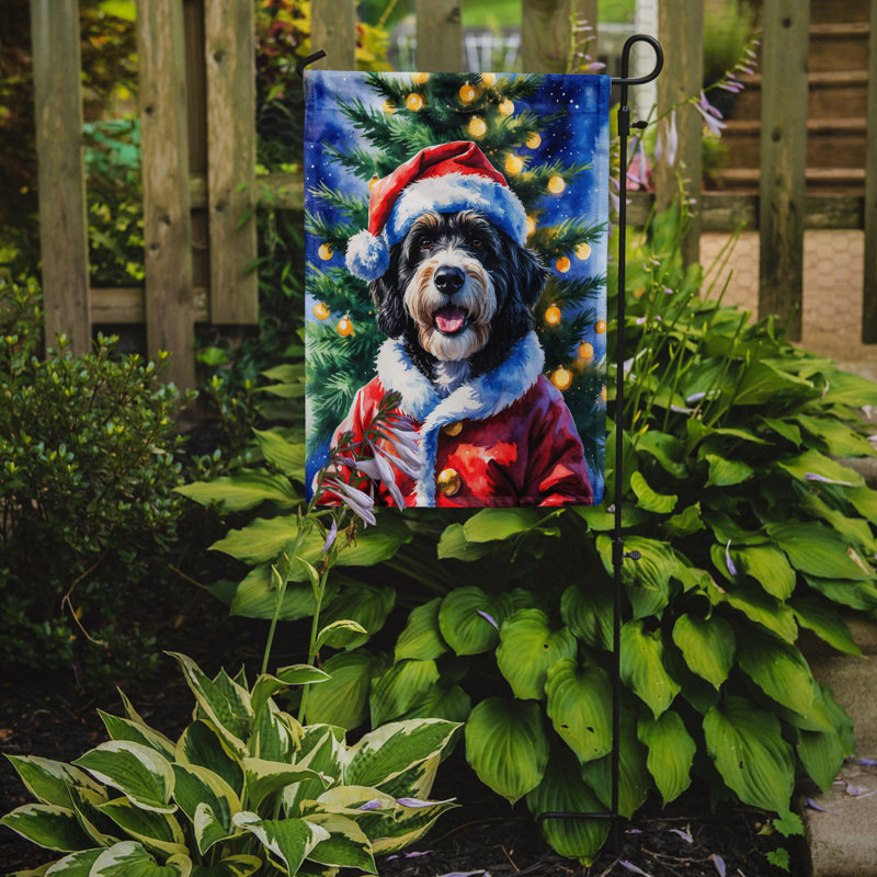 Drapeau de jardin Doberman Pinscher, Bernedoodle