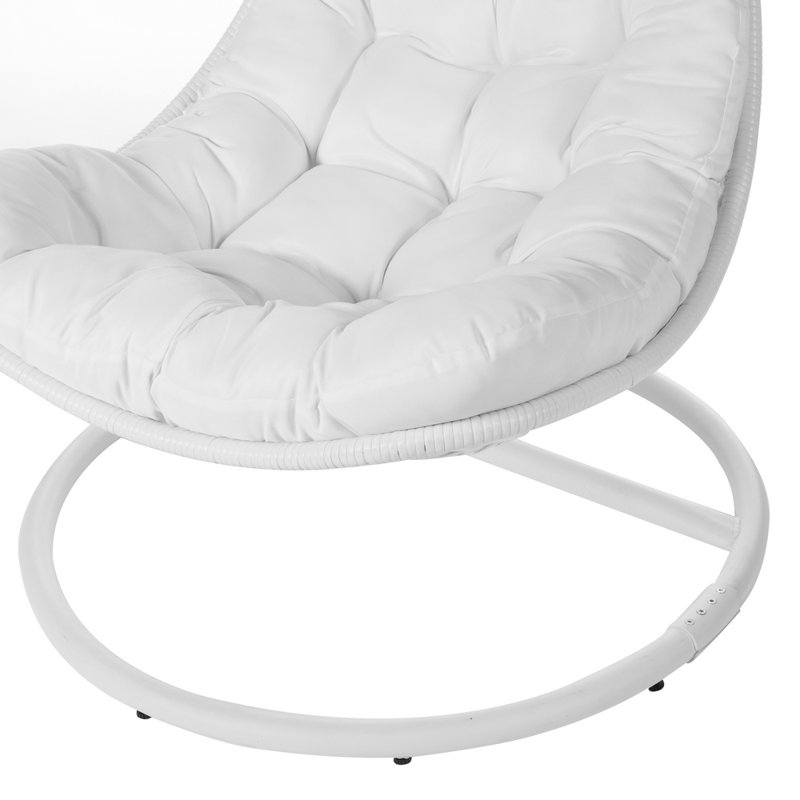Dido Swing Chair with Stand, White