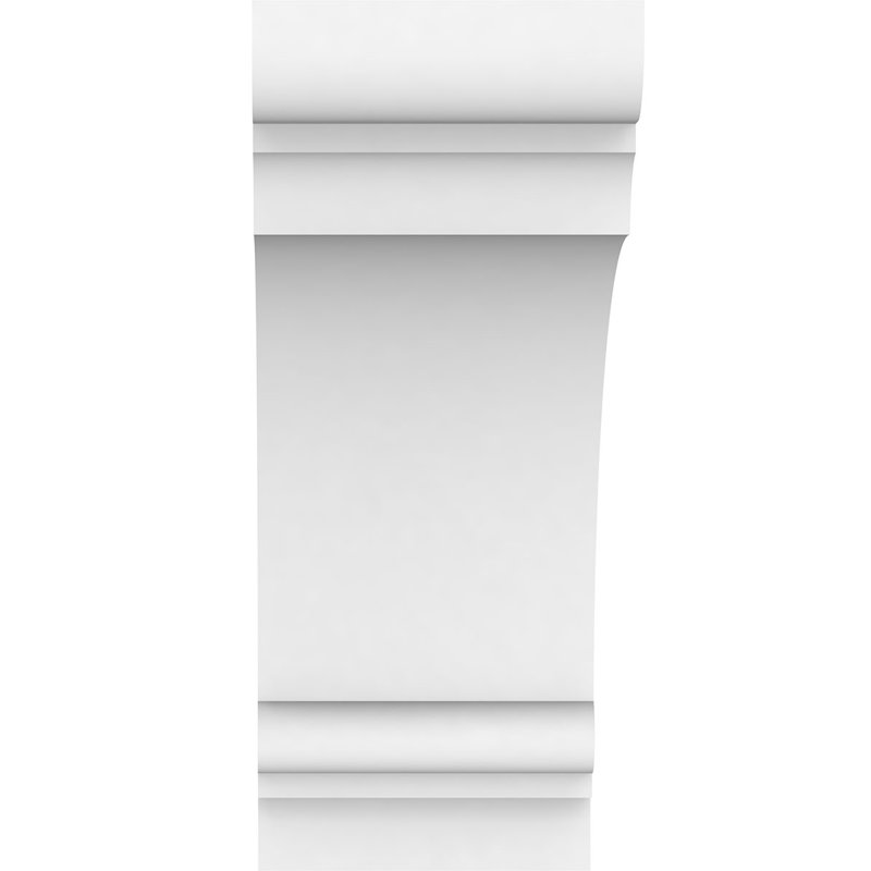 Support Standard Hughes Architectural Grade PVC, H 12 po x l 5 po x p 12 po
